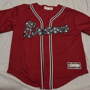 Genuine Merchandise Red Braves Kids Jersey